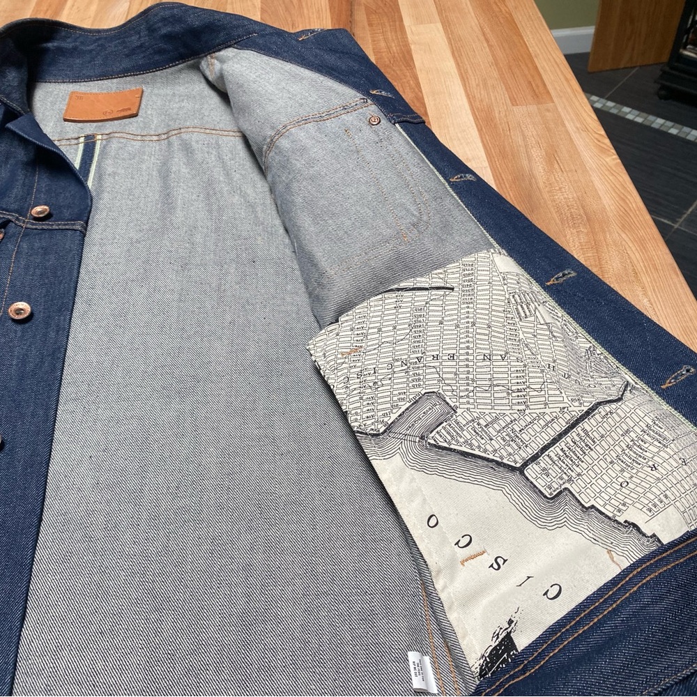 Taylor Stitch long haul trucker denim jacket. - Picture 4 of 4